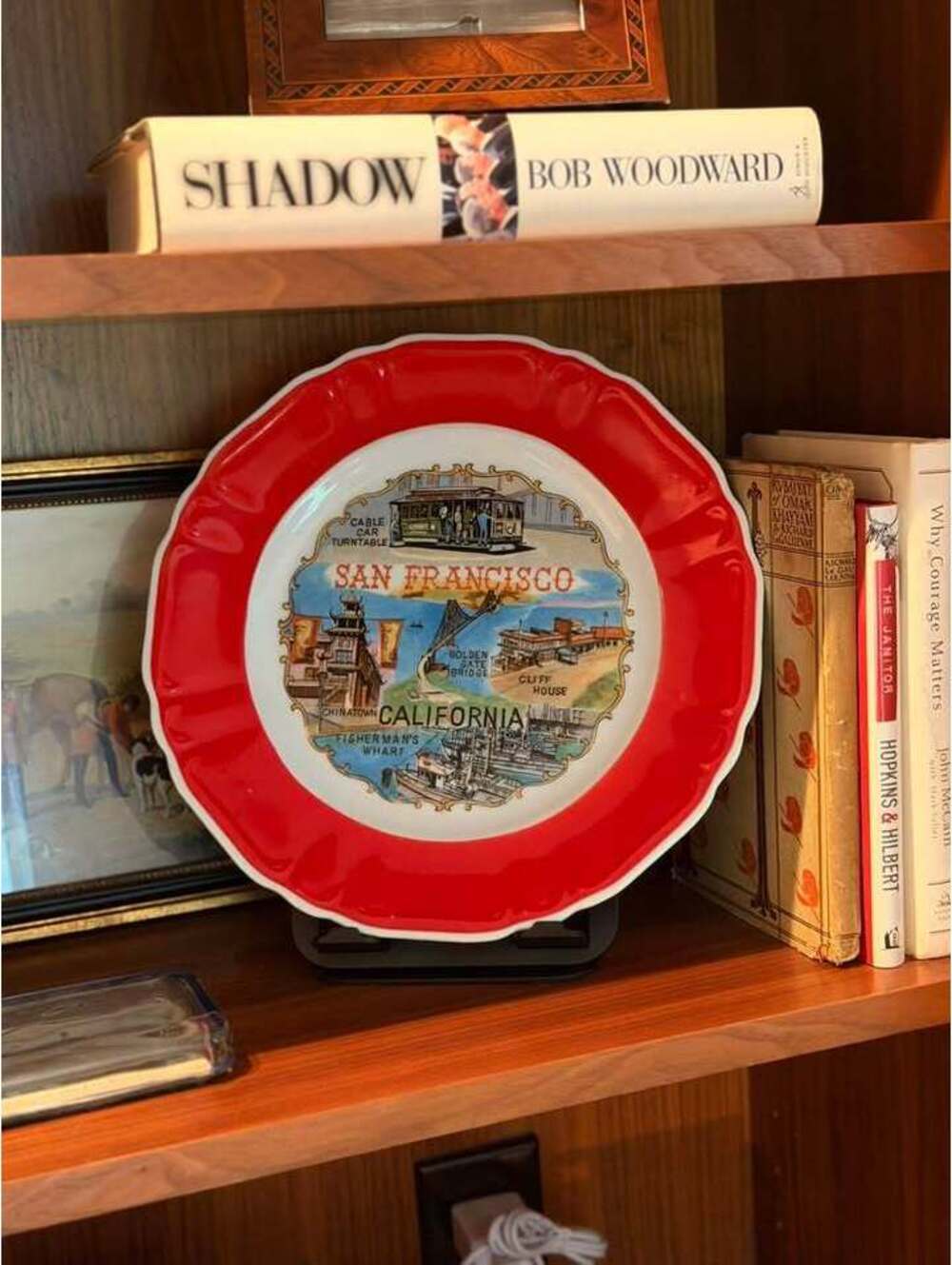 Vintage 1960s San Francisco California Souvenir Plate – Mid Century Travel Decor
